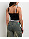 Freeworld Laura Black & Grey Layered Crop Tank Top - Thumbnail image 2 of 3
