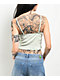 Freeworld Mirabelle Aqua Crop Tank Top - Thumbnail image 2 of 5