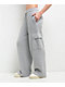 Freeworld Nola Waffle Grey Cargo Relaxed Sweatpants - Thumbnail image 5 of 6
