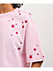 Freeworld Yulia Stars Pink Crop T-Shirt - Thumbnail image 3 of 3