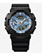 G-Shock GA110CD-1A2 Black & Ice Blue Analog Watch - Thumbnail image 1 of 3