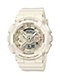 G-Shock GMAS110ST-7A Silk White & Gold Analog & Digital Watch