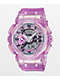 G-Shock GMAS110VW-4A Transparent & Pink Analog Watch - Thumbnail image 1 of 4