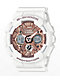 G-Shock GMAS120MF-7A2 White & Rose Gold Watch - Thumbnail image 1 of 3
