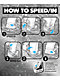GNU Cheeter Black Snowboard Bindings 2025 - Thumbnail image 6 of 6