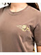 GRLSWIRL Alien Skate Brown T-Shirt - Thumbnail image 3 of 3