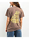 GRLSWIRL Alien Skate Brown T-Shirt - Thumbnail image 1 of 3