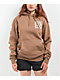 GRLSWIRL Skate Don't Hate Brown Hoodie - Thumbnail image 2 of 5