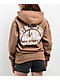 GRLSWIRL Skate Don't Hate Brown Hoodie - Thumbnail image 1 of 5