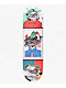 GX1000 Green Faces Three 8.5" Skateboard Deck - Thumbnail image 1 of 2