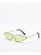 Gafas de sol amarillas y doradas Micro Metal Shield