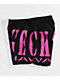 Gecko Iconic Multi Stripe Black & Purple Volley Shorts - Thumbnail image 4 of 5