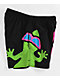 Gecko Iconic Multi Stripe Black & Purple Volley Shorts - Thumbnail image 5 of 5