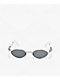 Gem'd Wire Silver Sunglasses - Thumbnail image 2 of 3