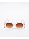 Geo Printed Orange Sunglasses