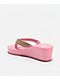 Gigi Ali Rhinestone Pink Platform Sandals - Thumbnail image 2 of 6