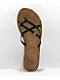 Gigi Supernova Black & Tan Sandals
