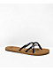 Gigi Supernova Black & Tan Sandals