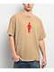 Girl Double OG Logo Brown T-Shirt - Thumbnail image 1 of 2
