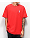 Girl x Hello Kitty 45th Anniversary Rainbow Red T-Shirt - Thumbnail image 2 of 3