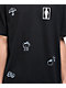 Girl x Hello Kitty 50th Anniversary All Over Black T-Shirt - Thumbnail image 3 of 4