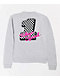 Girl x Hello Kitty Tokyo Speed Grey Crewneck Sweatshirt