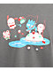 Girl x Hello Kitty and Friends Fishing Charcoal Long Sleeve T-Shirt - Thumbnail image 2 of 3