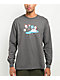 Girl x Hello Kitty and Friends Fishing Charcoal Long Sleeve T-Shirt - Thumbnail image 1 of 3