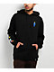 Girl x Pac-Man Ghost Sleeve Embroidered Black Hoodie - Thumbnail image 1 of 5