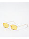 Glassy Rae gafas de sol polarizadas doradas y amarillas