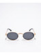 Glassy Zion lentes de sol redondos dorados y negros