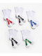 Globe Stealth 5 Pack White Crew Socks - Thumbnail image 1 of 2