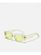 Green Rectangle Sunglasses - Thumbnail image 1 of 2