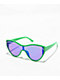 Green Single Lens Cateye Sunglasses - Thumbnail image 1 of 2