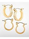 Guess Huggie Interchangeable Gold Earring Box Set - Thumbnail image 2 of 2
