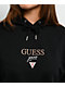 Guess Jeans Baker Black Boxy Crop Hoodie - Thumbnail image 3 of 3