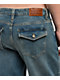 Guess Jeans G11 Lace Blue Wash Wide Leg Jeans - Thumbnail image 4 of 5