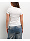 Guess Jeans Star Embroidered White Slim T-Shirt - Thumbnail image 2 of 3