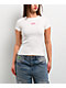 Guess Jeans Star Embroidered White Slim T-Shirt - Thumbnail image 1 of 3