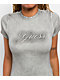 Guess Originals Eco Ribbed Spray Grey Wash T-Shirt - Thumbnail image 2 of 4