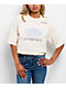 Guess Raw Edge Natural Boxy Crop T-Shirt - Thumbnail image 1 of 3