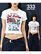 HALF EVIL Bitter Or Better White Crop T-Shirt - Thumbnail image 3 of 3