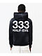 HALF EVIL Logo Black Wash Hoodie - Thumbnail image 1 of 4