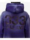HALF EVIL Logo Ube Purple Wash Hoodie - Thumbnail image 3 of 5