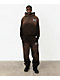 HALF EVIL Rhinestone Brown Wash Sweatpants - Thumbnail image 3 of 6