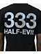 HALF EVIL Rhinestone Logo Black T-Shirt - Thumbnail image 3 of 4