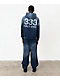 HALF EVIL Rhinestone Navy Wash Sweatpants - Thumbnail image 4 of 5