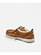 HEYDUDE Wally Suede Shearling Lion Orange & White Shoes - Thumbnail image 2 of 6