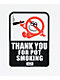 HUF 420 Thank You Sticker