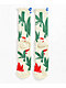 HUF Abstract Plantlife White Crew Socks - Thumbnail image 2 of 2